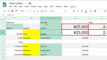 How to underline text in Google sheets