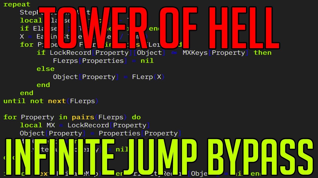 Roblox Infinite Jump Script 2020