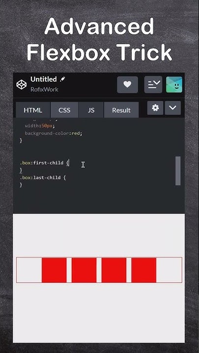 Advanced Flexbox Trick with CSS | CSS Daily Tips 🤩😎😁 #shorts - YouTube