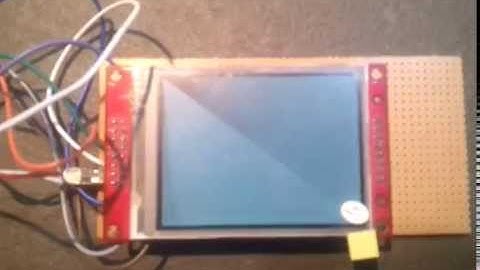 Raspberry pi - MI0283QT2 - LCD via SPI - Demo