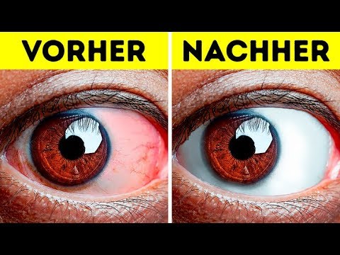 Video: 4 Möglichkeiten, deine Augen rot zu machen