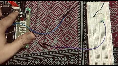 Lab 7 interfacing. Led blinking.