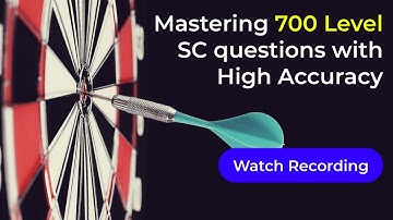 Mastering 700 level SC questions with high accuracy