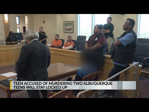 Teen charged with murder of 2 Albuquerque teens to remain locked up