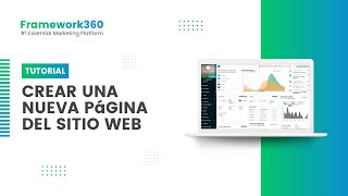 Crear una nueva página del sitio web - Framework360