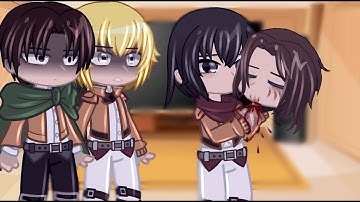 Past Attack On Titan React To Eren