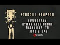 Capture de la vidéo Sturgill Simpson: Live At The Ryman Auditorium, Nashville, Tn 6/5/20