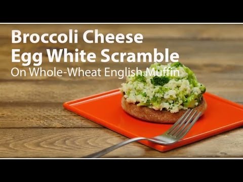 broccoli-and-cheese-egg-white-scramble-on-english-muffin