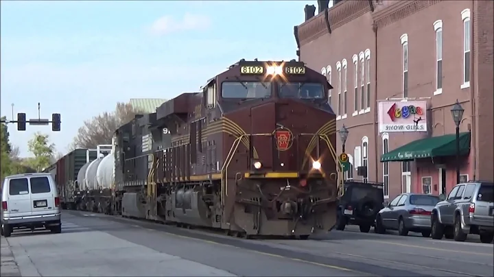 NS 8102 PRR Heritage Unit Leading NS 191 in Augusta, GA 3/17/18
