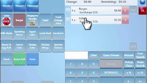 POSNow Tutorial - Percentage Surcharge for Sales Order