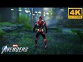 Iron Man Mark 50 Nano Tech Suit Combats Gameplay (4K) | MARVEL