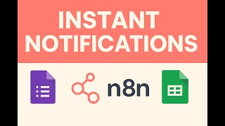 N8N Instant Notification Google Form Request Workflow