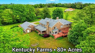 Kentucky Farms For Sale / 80 Acres / Kentucky Land For Sale Rolling Hills Woodford County