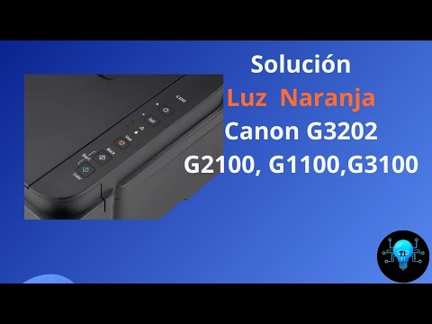 Solución: Luz Naranja Parpadeando en Canon G3202, G1100, G2100, G3100-Resetear Impresoras Canon 🚨🖨️