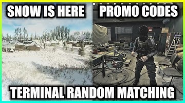 Snow is Here, Terminal is Not SOLO, but Random Matching? Additional Promo codes