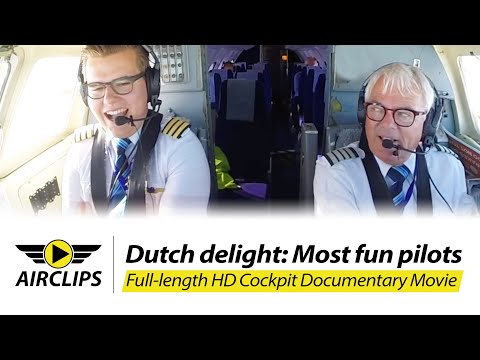 MOST FUN PILOTS!!! Edward's and Bram's Jetstream 32 Ultimate Cockpit Movie: AIS Airlines [AirClips]