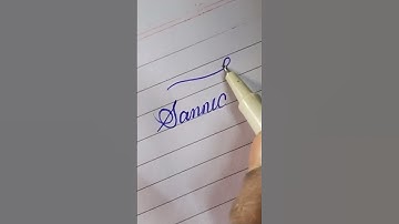 Sannidhi name in cursive writing #trending #shortsfeed #calligraphynames #cursivehandwriting