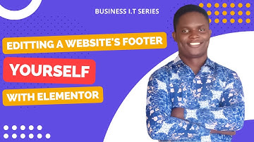 How to edit wordpress website footer with elementor ( Free )