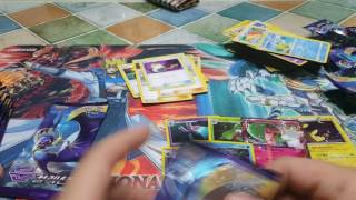 [카드 개봉영상] 썬&문 컬렉션 과 소량의 팩을 뜯어보았다. pokemon tcg