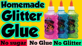 How to make liquid glitter at home|| homemade glitter glue || diy glitter paint ||glue||Sajal's Art