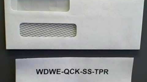 Double Window Envelopes for QuickBooks software and more 2013