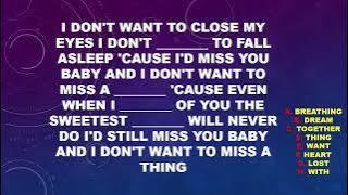 Download lagu BOYCE AVENUE - I DON'T WANNA MISS A THING