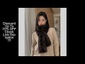 Korean quality sable scarf, fur scarf, women's autumn and winter versatile woven sable hair scarf, f