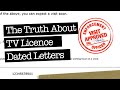 Got A TV Licence Letter With An Enforcement Visit Date? - Watch This Now!