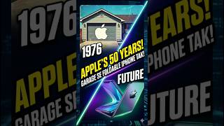 Apple’s 50 Years: Garage se Foldable iPhone tak! 🍎🚀 #Apple50 #asmr #horrorshorts #funny