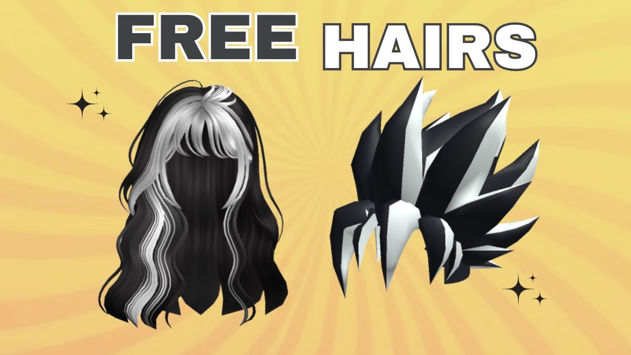 Free black hair - Roblox
