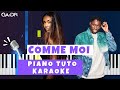 Ronisia - Comme moi ft Tiakola (Piano Cover Tutoriel KARAOKE Paroles) [ Ga&Dr Piano Tuto ]