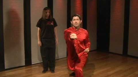 Kung Fu Tan Tui 2 Heel Kick Reverse Punch