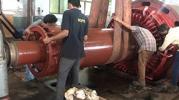 Rotor Inserted  in Stator of Generator