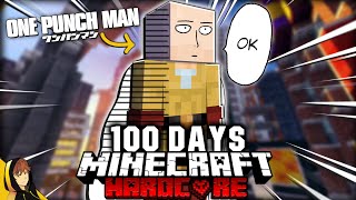 I Spent 100 Days as One Punch Man in Minecraft... Here's What Happened!