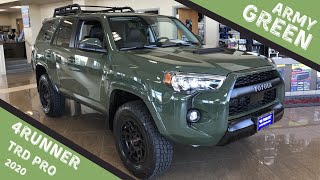 The first army green 2020 4runner trd pro has finally hit our showroom
at parker toyota. everything you see comes standard. this one is
already sold to c...
