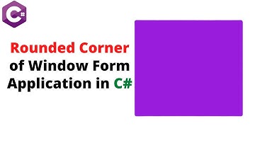 Windows form rounded corners in C# || Rounded Edge in C# || Technical Hassan Ali