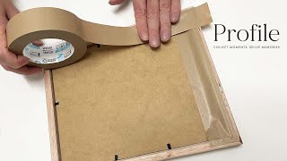 How to Seal the Back of a Picture Frame with Frame Sealing Tape screenshot 4