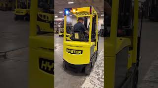 2018 HYSTER E50XN 5000 LB CAPACITY 94/218 3 STAGE MAST SIDE SHIFTING FORK POSITIONER BF9145449-BUF