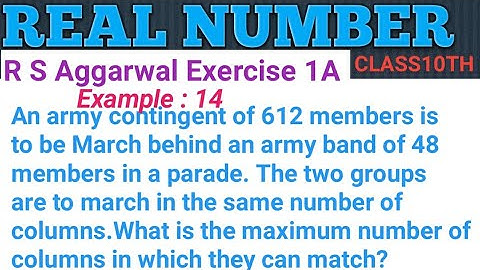 #14 Class10th Ncert Ex- 1.1, Que-3 || R S Aggarwal Ex-1B Example 14|| Real Numbers By BabaMathsWala