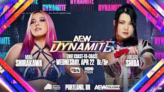 Mina Shirakawa Vs Hikaru Shida Aew Dynamite 42226 Match Highlights