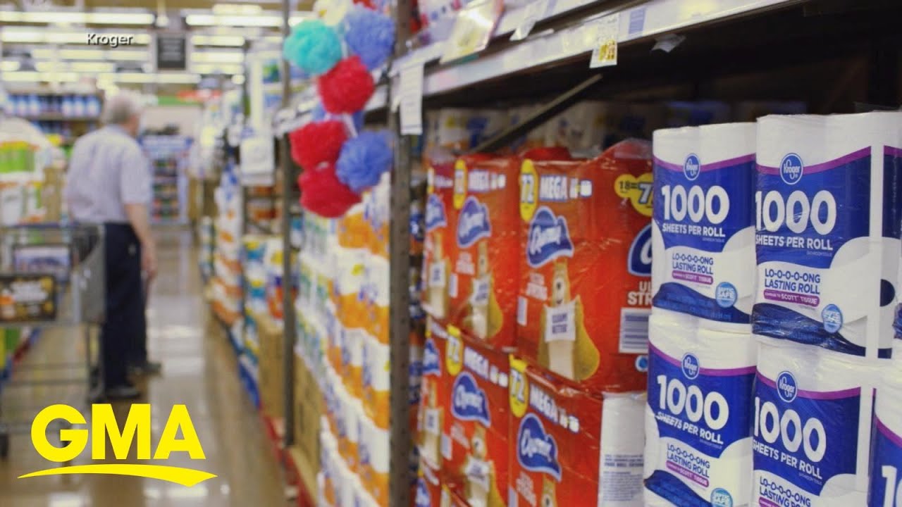 Grocery stores prepare for paper towel, toilet paper demand | GMA