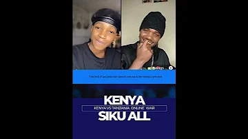 This Kind Of Tanzanian Man Doesn T Know What Is One Time In Kiswahili Kenya VS Tanzania Online War 