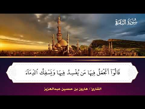 002 سورة البقرة القارئ هارون بن حسين عبدالعزيز
