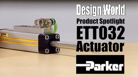 Tube-type ETT linear motor from Parker delivers high thrust