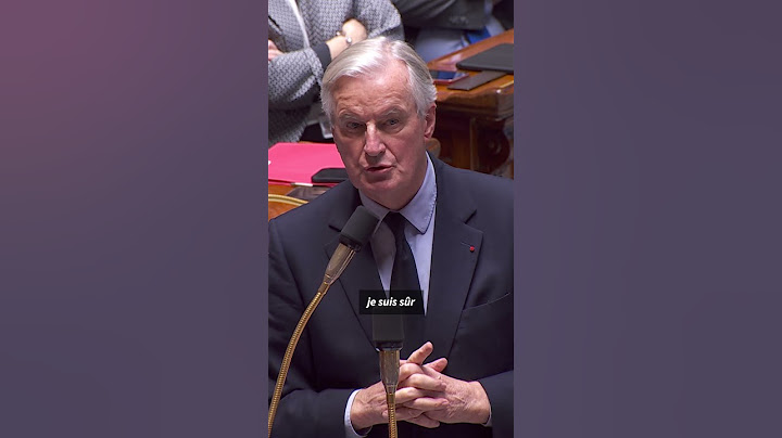 "La censure rendra tout plus difficile et plus grave" prévient Michel Barnier