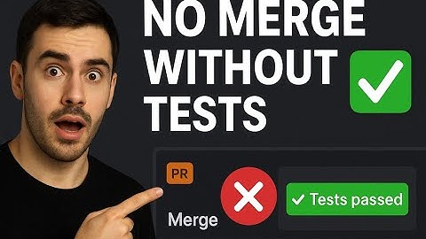 I Made My GitHub Branch Bulletproof — Tests Run Before Every Merge
