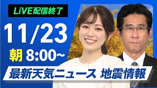 ウェザーニュースの配信のサムネイル画像