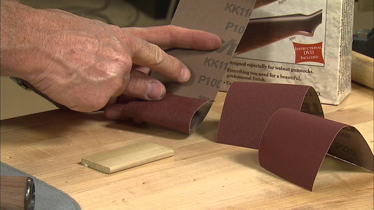 How to Sand When Finishing a Gun Stock MidwayUSA Gunsmithing YouTube