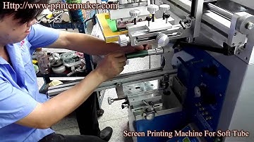 Screen Printing Machine For Soft Tube