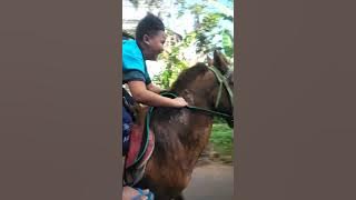 Fabian, 9 Tahun. Penunggang Kuda Tercepat di Jalan Raya asal Purwodadi Pasuruan Jawa Timur.